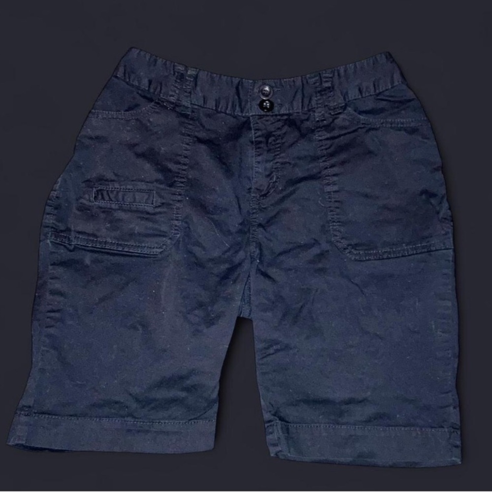 ARC1 | S 4P | St. John’s Bay dark blue petite bermuda shorts